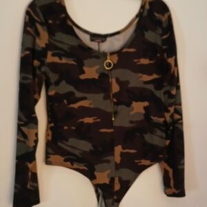 Camo Long Sleeve Kids One Piece